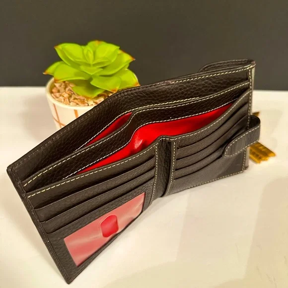 Vintage Dooney & Bourke Graffiti Leather Wallet- Like New - Picture 11 of 13